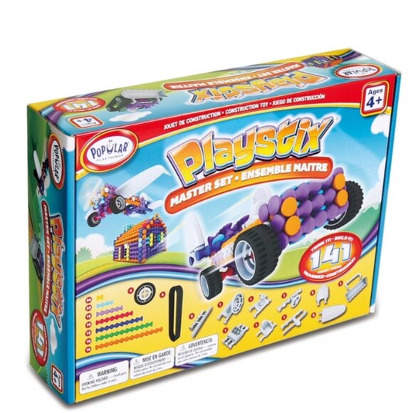Popular Playthings - Playstix 141-Piece Master Set - Picture 1 of 3
